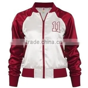 Top Quality Satin Jacket,custom High Quality Satin Jacket,customized Satin Varsity Jacket Wholesale photo-3