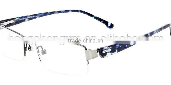 Stainless Steel Optical Reading Eyeglass Half Frame for Unisex photo-2