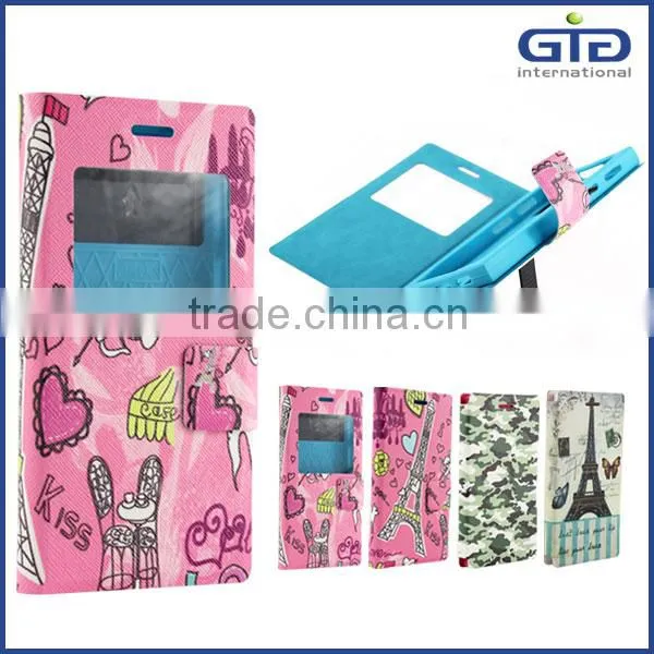 [GGIT] Double Color Painting Universal Cover Silicone Mobile Phone Case For HTC