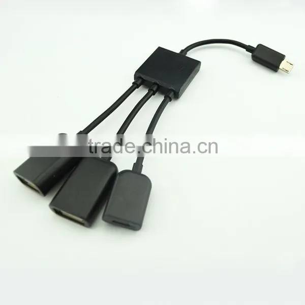 Multifuction Micro Usb Otg Hub Data Cable for Camera photo-5