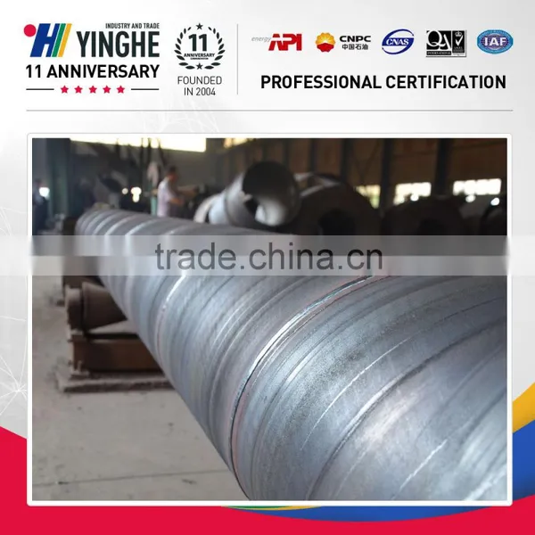 Good Quality Custom-made Diameter 26.9mm Ssaw Spiral Steel Pipe