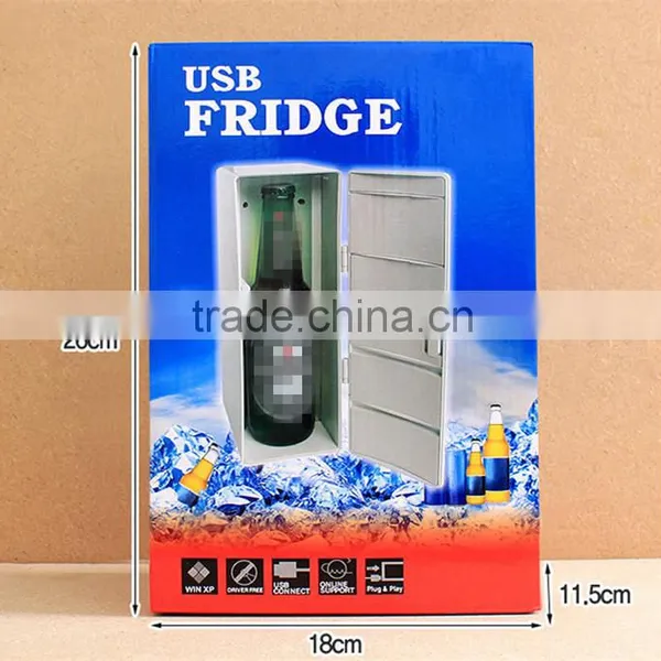 2016 Mini Refrigeration USB Fridge Freezer Portable For Office Person photo-2