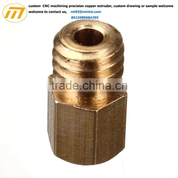 Customized Extrusion Head Copper Brass Nozzle for 3D Printer photo-6