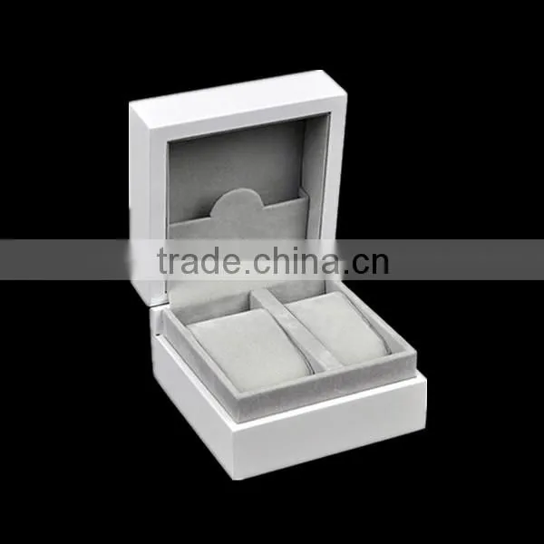 Custom Luxury Glossy White Wooden Watch Packaging Box photo-2