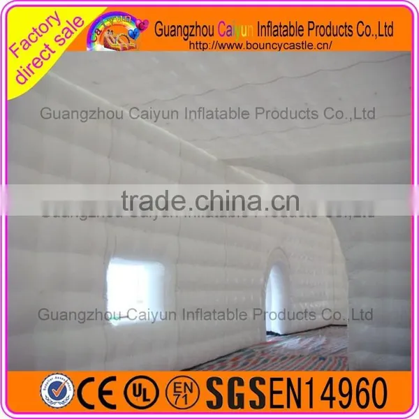 Large inflatable structure, inflatable event cube tent, big party white tent for sale