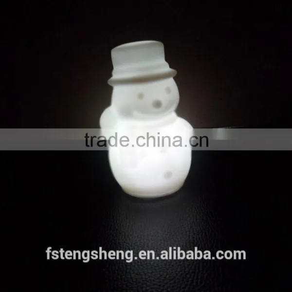 Wholesale Colour Changing Snowman Night Light With Battery for Baby photo-5