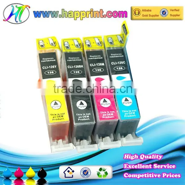 China Factory High Capacity for Canon CLI126 Ink Printer Cartridge