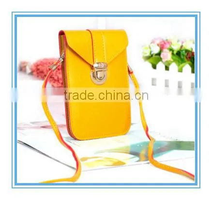Newest Design Fashion Trendy Multifunctions Leather Wallet Women Travel Passport Holder Phone Bag