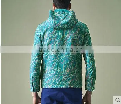 2015 New Male Pattern Line Fashion Short Jacket photo-2