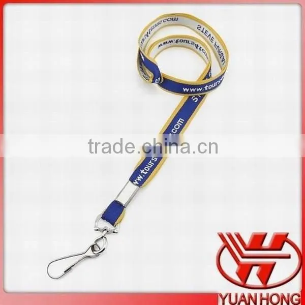 Polyester Material Custom Key Woven Lanyard no Minimum Order photo-3