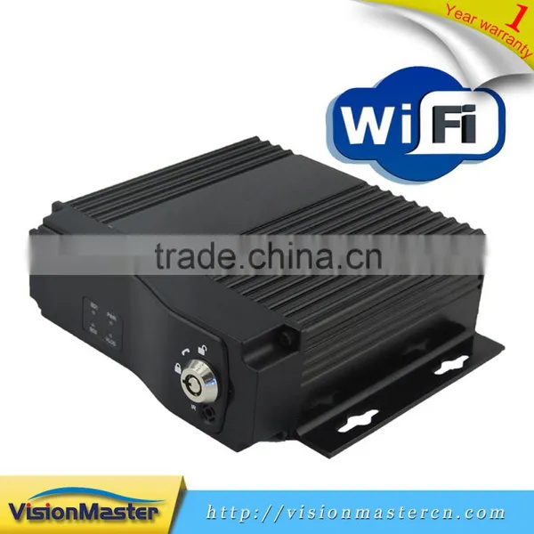 High Definition 720P 4ch SD Card GPS 3G WIFI Remote Monitor Mobile DVR photo-2
