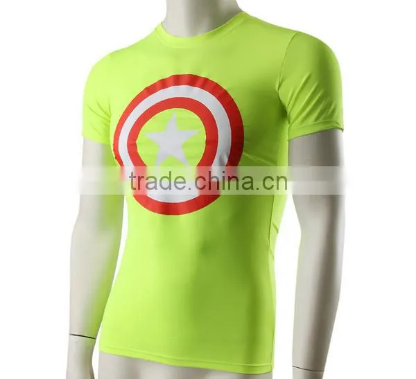 Bodybuilding Short Sleeve Marvel Cotton T Shirt Hot Items photo-6
