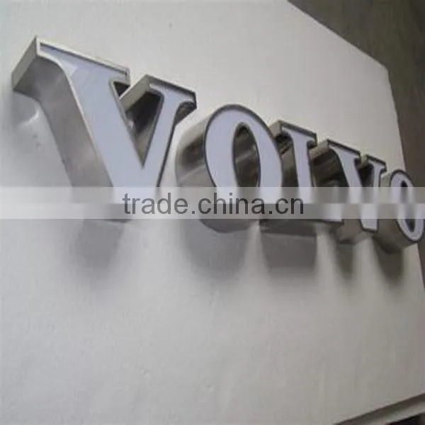 Led Raised Letter Sign 3d Galvanized Metal Letters