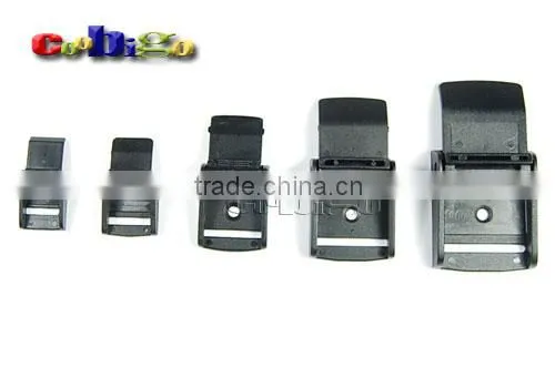 Cam Buckles Plastic Black Toggle Clip Backpack Straps Webbing