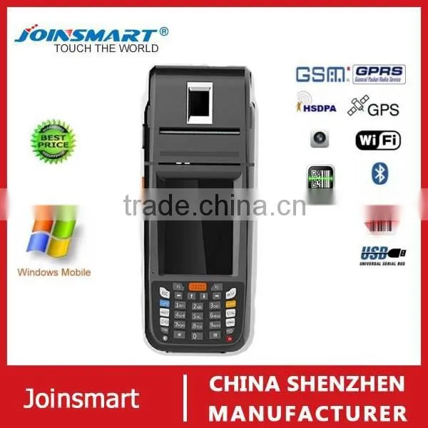 Xsmart11 handheld device with printer, fingerprint reader, QR code scanner