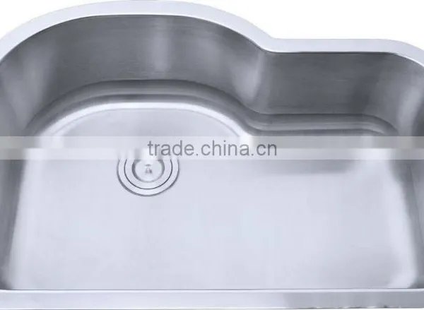 304 Stainless Steel Big Single Bowl Restaurant Sink photo-3