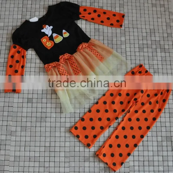 Trendy Western Baby Turkey Thanksgiivng Boutique With Polka Dots photo-5