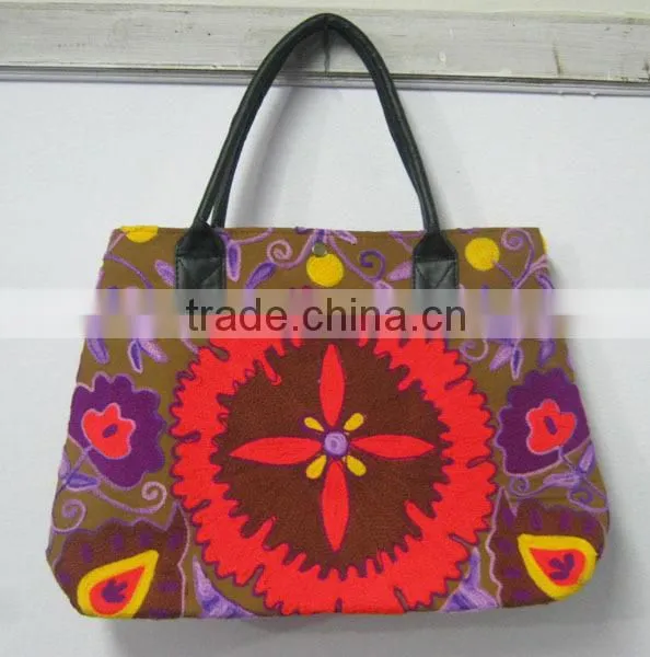 Suzani Bags Designer Tote Bags Fashion Bags Thread Embroidered Bags