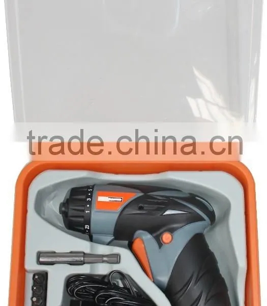 3.6Volt/4.8Volt Cordless Screwdriver With 12pcs Bits in Box photo-2