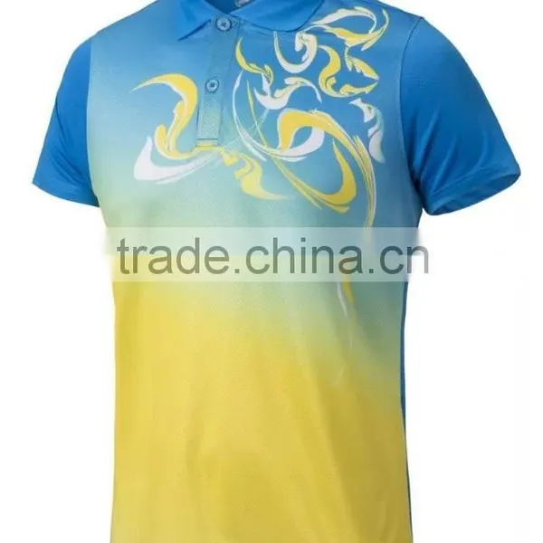 Grade Original New Badminton Shirt,cheap Badminton Jersey Made in Thailand,Badminton Uniform With Collar photo-5