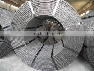 Carbon Steel Core Steel/FMC 7*19 Astm A416 Grade 270 7 Wire Rope pc Strand With 1860mpa photo-5