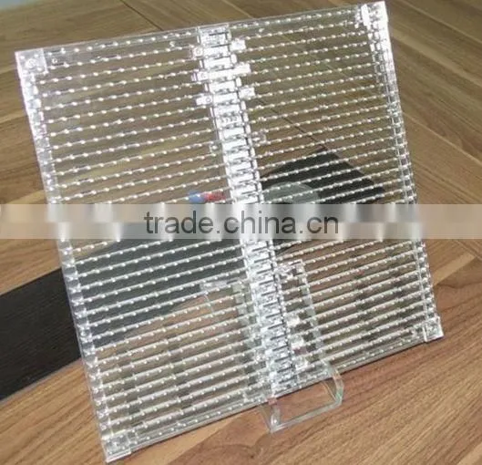 P10 Glass Led Screen With High Transparent Rate Indoor Flexible Led Curtain Display photo-3