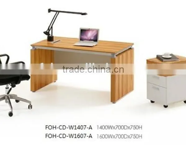 Simple design good quality MFC administrative table with best price FOH-CD-W1407-A