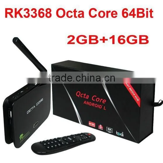 Android TV Box 2GB OctaCore RK3368 Z4 TV Box Android 5.1 4K16GB Flash OTT TV Box photo-2