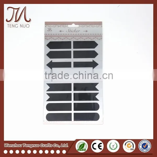 Tengnuo New Design Chalkboard Labels Wave Border Removable Chalkboard Sticker photo-4