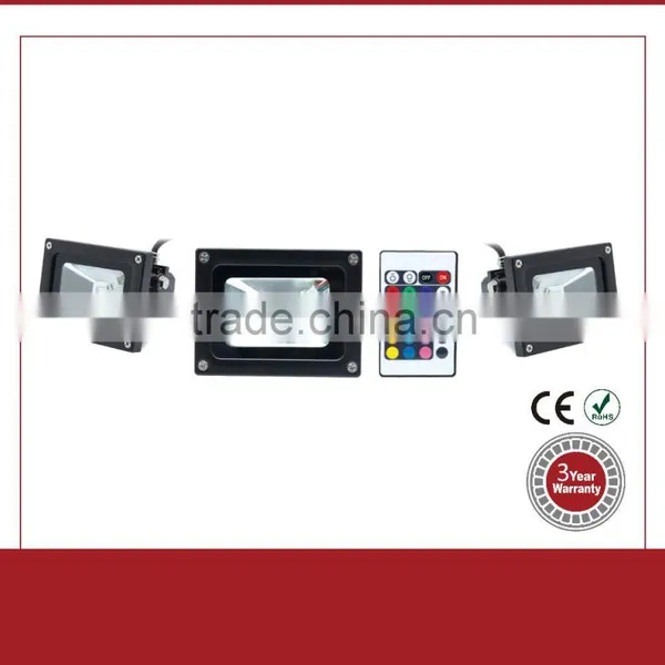 High Lumen Color Changing Waterproof Outdoor 10w Rgb Led Flood Light photo-5