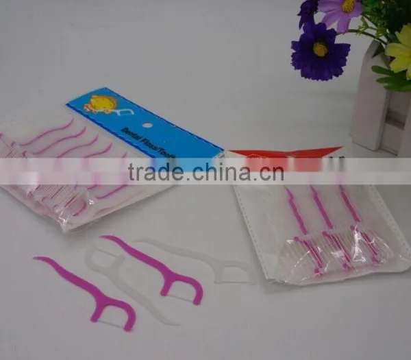 Disposable Natural Bulk Dental Floss Pick photo-5