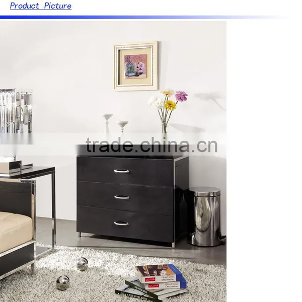Modern Double Layer Glass Wooden Tea Table photo-4