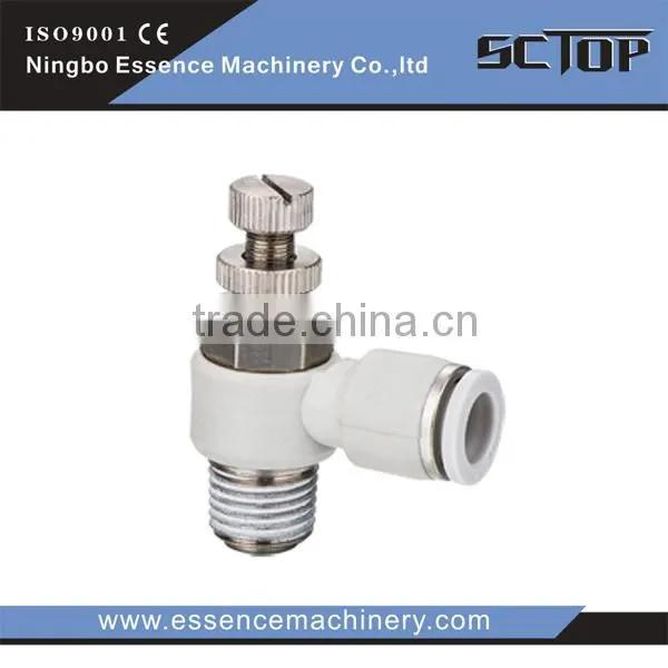 Pneumatic Plastic Control Valve Speed Controller(flow Speed Regulators) SC Series photo-2