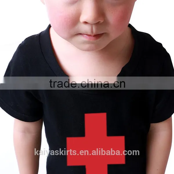New Coming Stylish Casual Red and Black Cross Haren Pant Cotton Suit Comfortable Boy Clothing Sets photo-5