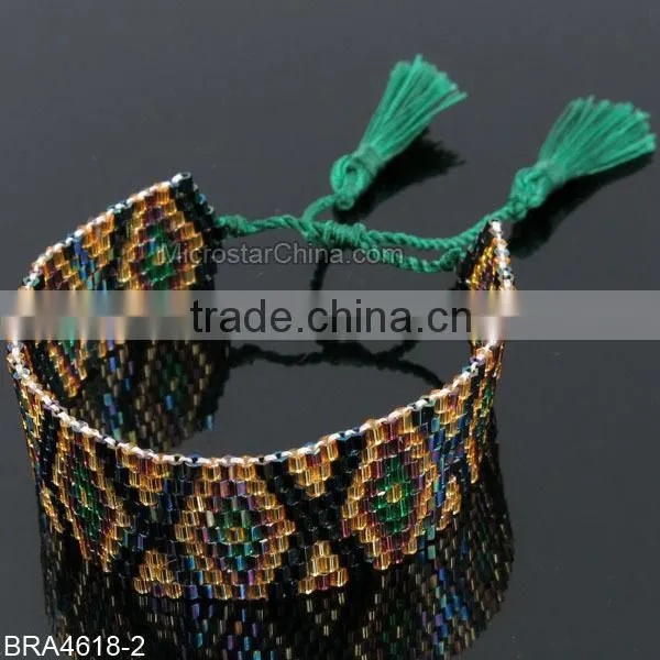 Japan Top Quality Macrame Beaded Bracelet photo-3