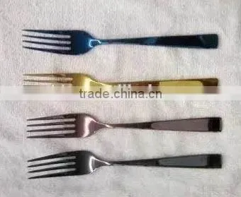 Stainless Steel Tableware Gold, Rose Gold, Blue, Black Color Coating photo-3