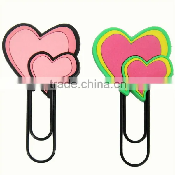 Beautiful and Special Non-phthalates and Lead Free Soft Pvc Paper Clip photo-4