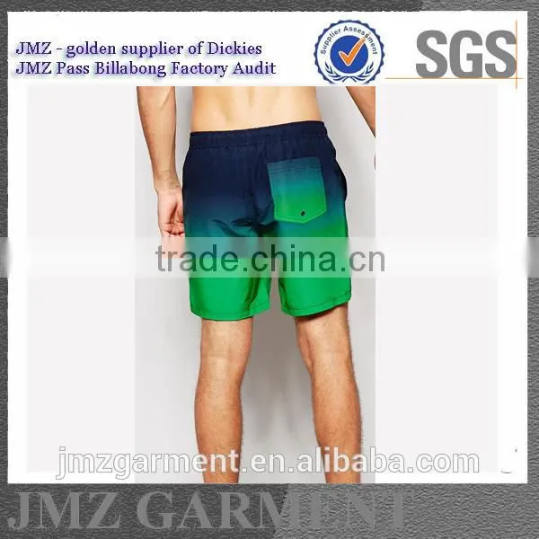 JMZ Wholesale Custom OEM Beach Shorts for Men Polyester Creat Your Own Design New Products 2015 Low Moq photo-3