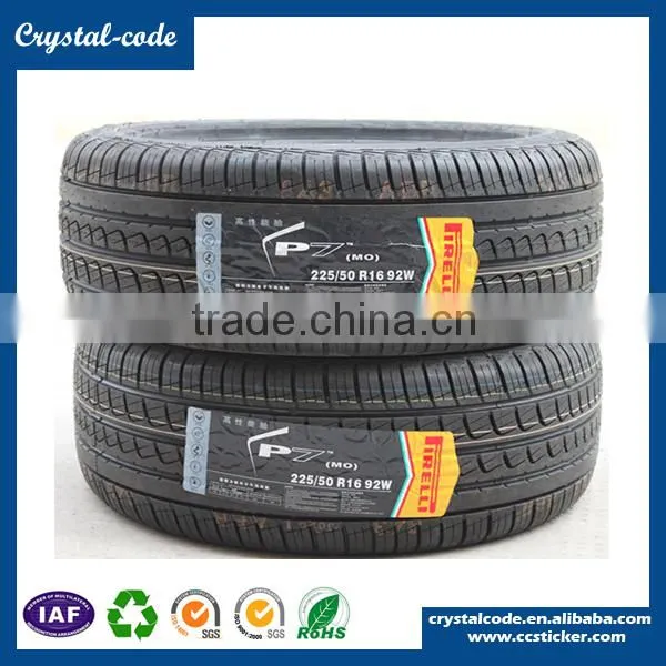 Printing Strong Adhesive Unremovable Tyre Label photo-3