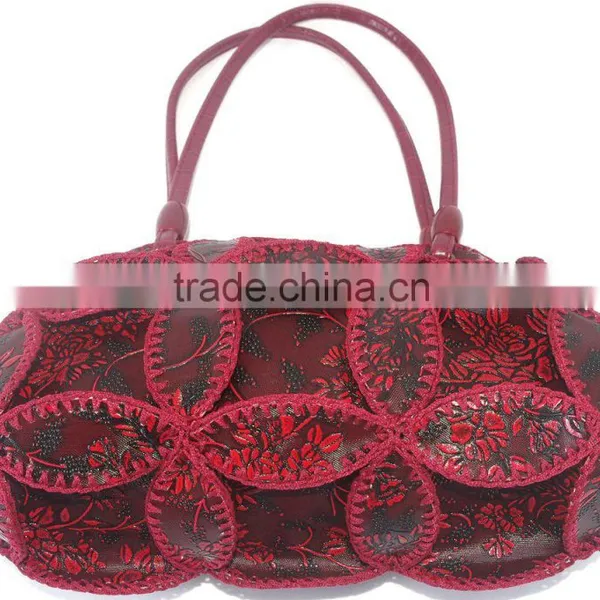 China Handbag Manufacturer Leather Produce Cowhells Material Durable Use Handmade Crochet Design photo-3