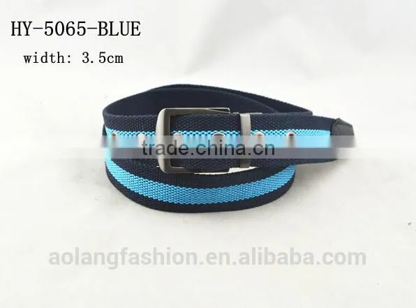Webbing Belt With Reversible Buckle