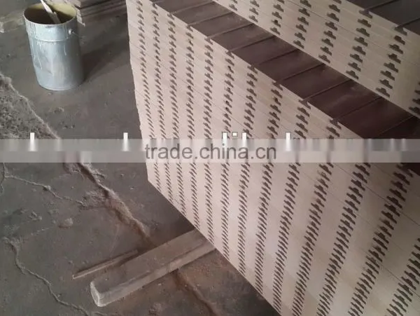 Slatwall Panel for shelf -slot mdf wall with aluminium strips