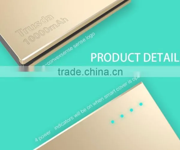 Trusda Portable High Capacity 10000mAh Power Bank Built in USB Cables Li-Polymer Battery Charger for Samsung Galaxy s6 photo-5