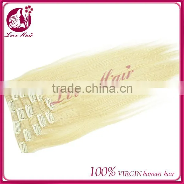 Best Quality Virgin Brazilian Hair Weaving Clip in Human Hair Extensions photo-2