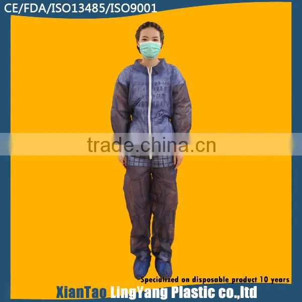 Blue Disposable Plastic Children Apron photo-6