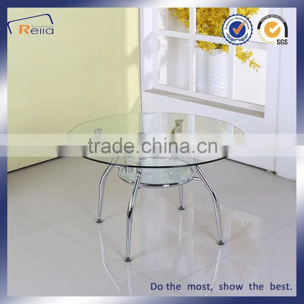 Metal glass coffee table for sale