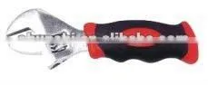 Adjustable Wrench With Plastic Sleeve Lever