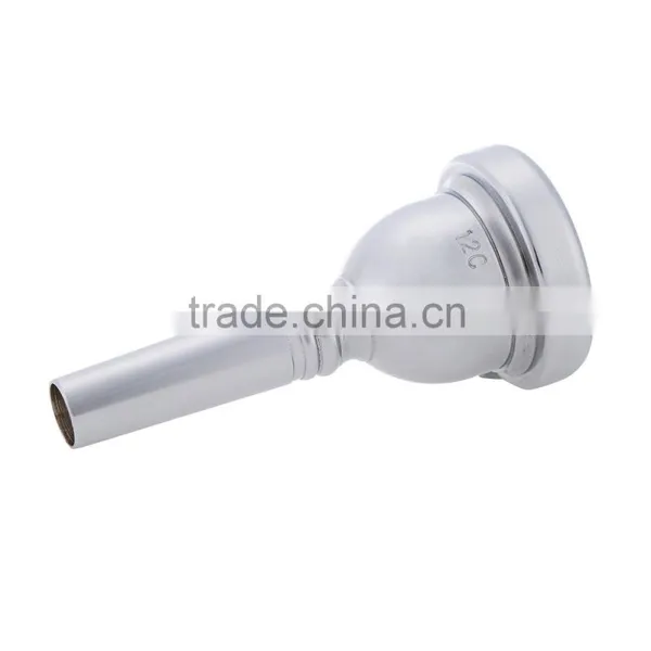 Nickel-Plated Copper Alto Trombone Mouthpiece 12C Small Shank photo-5