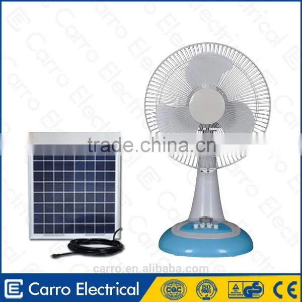Carro Electrical 12inch 12v 13w Electric Desk dc Solar Fan DC-12V12D photo-2