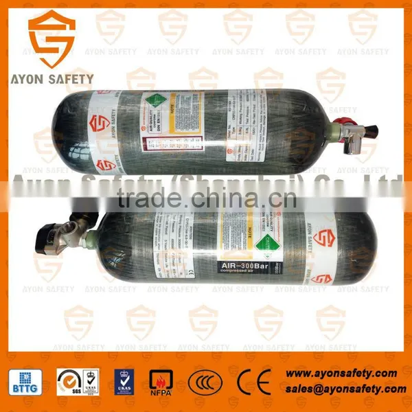 Carbon Fiber Cng Cylinder/Air Cylinder Made in China With 3L/6.8L/9L for SCBA photo-2